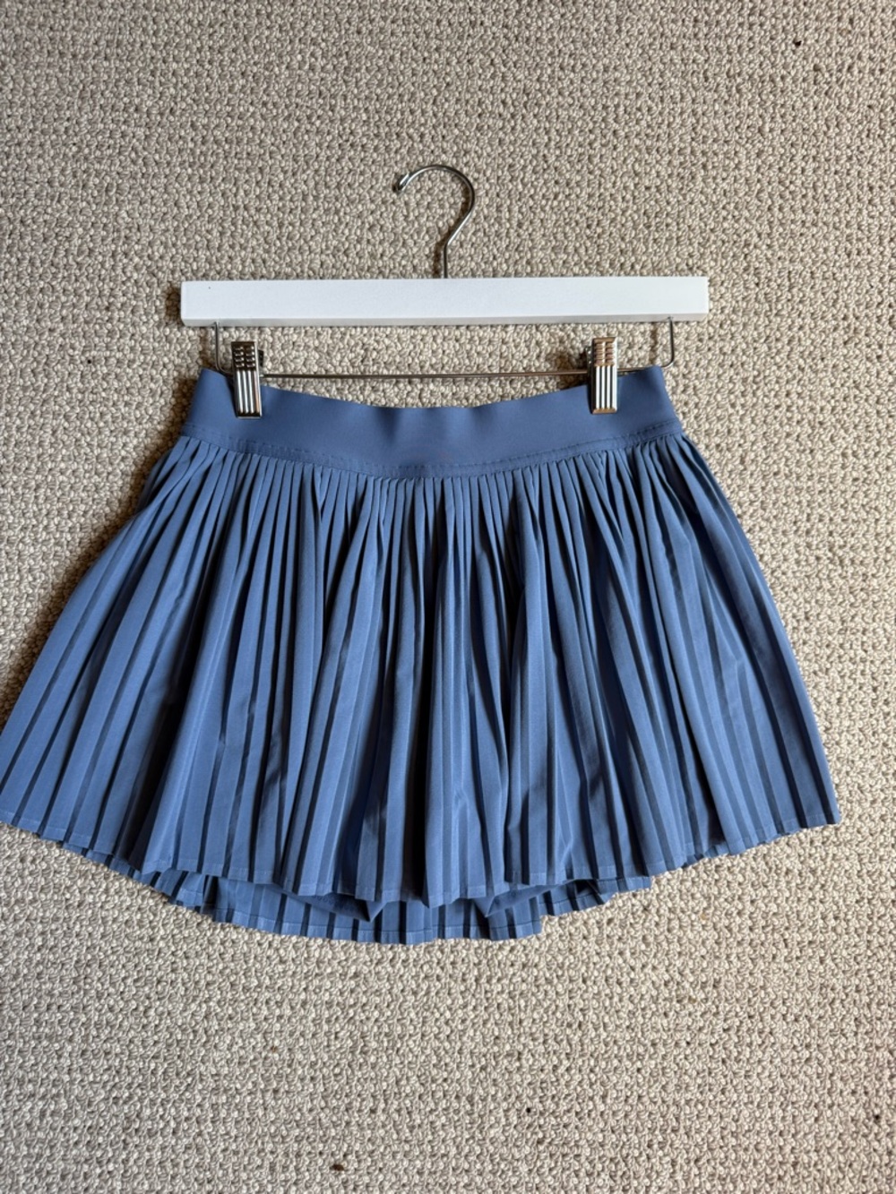 Lululemon Pleated Mini tennis Skirt in Slate Blue